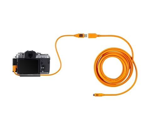 "TetherTools CUCRT02-ORG TetherPro USB 3.0 auf USB-C rechter Winkel Adapter ""Zopf" - Bild 4 von 4