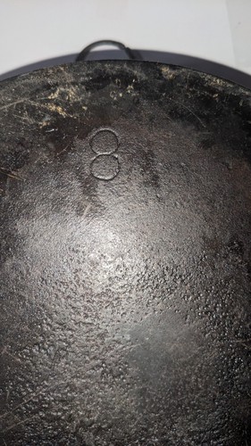 Favorite Piqua Ware #8 10” Cast Iron Dutch Oven w/out lid. Some pitting - Picture 3 of 14