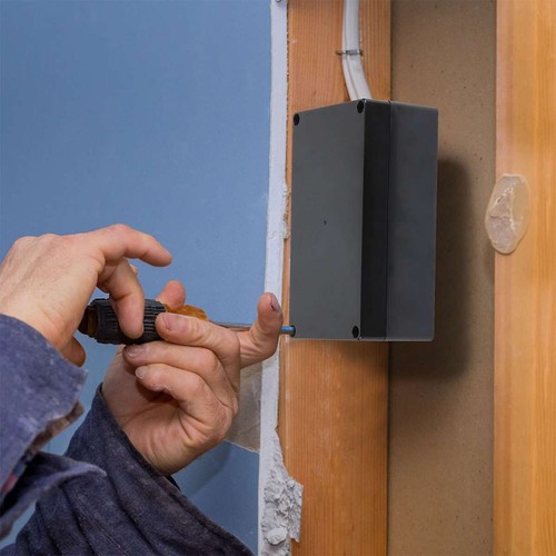 Wasserdichte Kunststoff Projektdose ABS IP65 Elektro Anschlussdose Gehäuse schwarz - Bild 10 von 15
