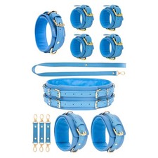 5 in 1 Leather Harness Bondage Set. 10 colors