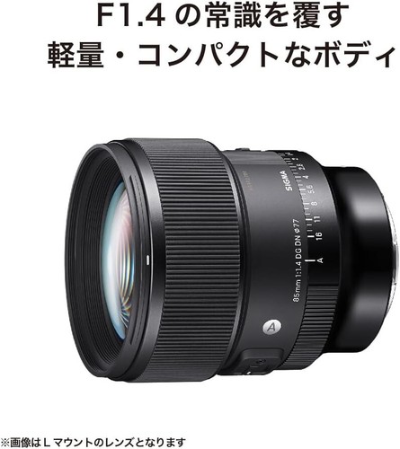 SIGMA 85mm F1.4 DG DN Art Sony E-mount α series digital mirrorless camera N - Picture 5 of 10