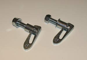 2 x SPRING LATCH TAILGATE BOLT,TRAILER PARTS TO FIT TO IFOR WILLIAMS,BRENDERUP,
