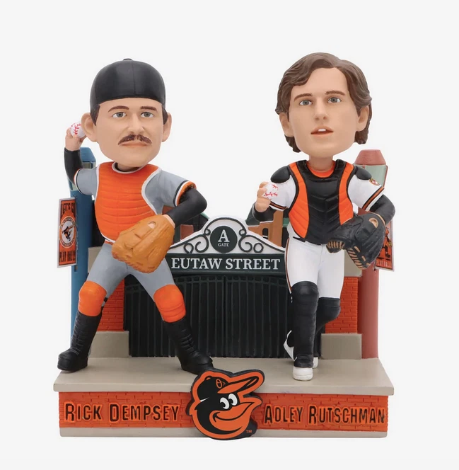Rick Dempsey & Adley Rutschman Baltimore Orioles Then and Now Bobblehead - NIB! - Image 4 of 4