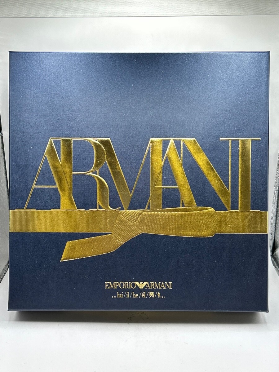 EMPORIO ARMANI 50ML EDT SPRAY/ 75ML INVIGORATING SHOWER GEL X2