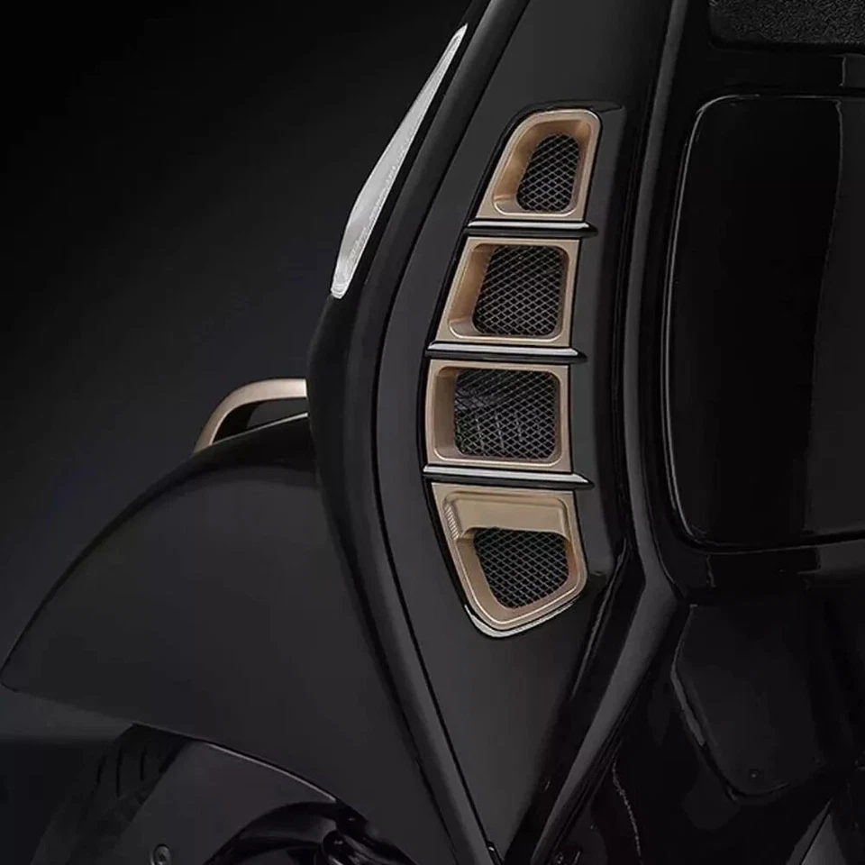 Cubierta protectora de rejilla de radiador negra para Vespa GTS 250 GTS 300 2013-2023 Foto 4 de 4