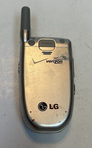 LG VX6100 Silver Verizon Rare Cellular Flip Phone "UNTESTED" - Picture 3 of 3