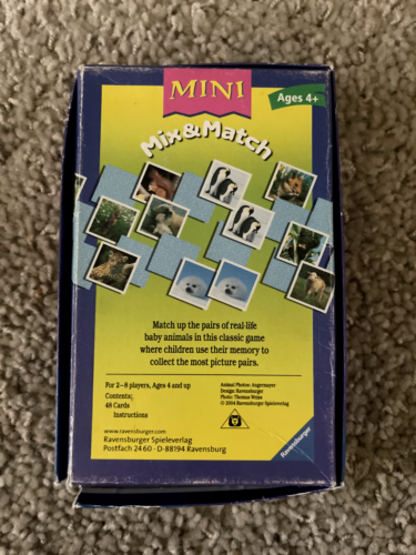Coppie di immagini Ravensburger vintage mix & match divertimento - gioco di memoria per bambini animali - Foto 2 di 3