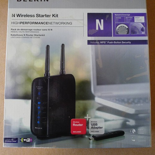 Belkin - N Wireless Starter Kit (Wireless Router und Wireless USB-Adapter) - Bild 14 von 24