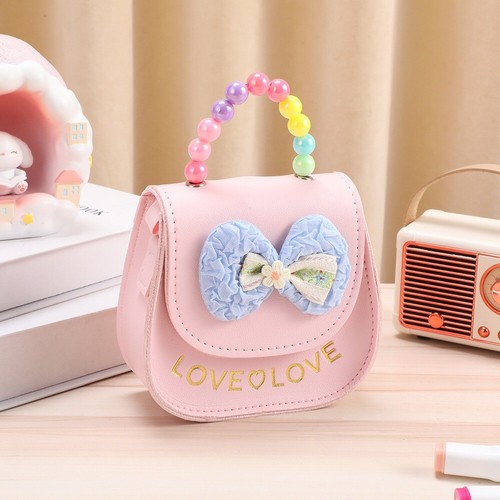 PU Leather Kids Shoulder Bag Cute Flowers Crossbody Bags Creative Handbags - Picture 18 of 19