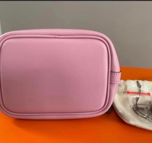 Hermes Mauve Sylvestre Swift Lucky Daisy Picotin 14 Palladium Hardware - Picture 2 of 5