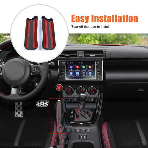 Gloss Black Front Handbrake Brake Handle Cover For Subaru BRZ GR86 2021-2024 New - Picture 18 of 21
