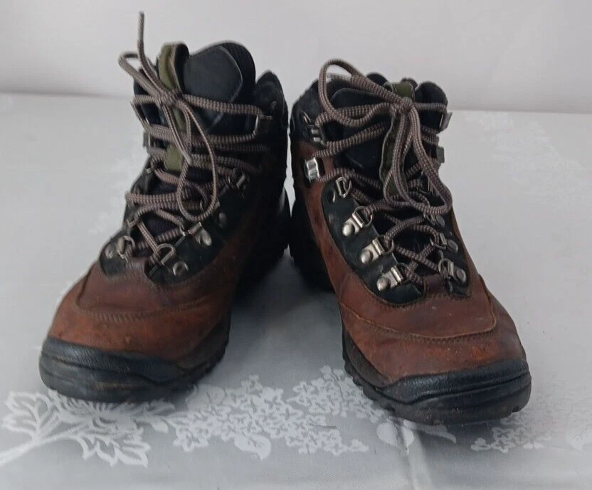 Timberland scarpe donna marrone 7 M pelle euro escursionista impermeabili scarponi da trekking