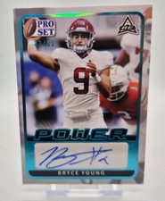 2021 Leaf Pro Set Power BRYCE YOUNG #BA-BY1 Platinum Auto RC #/99 Panthers
