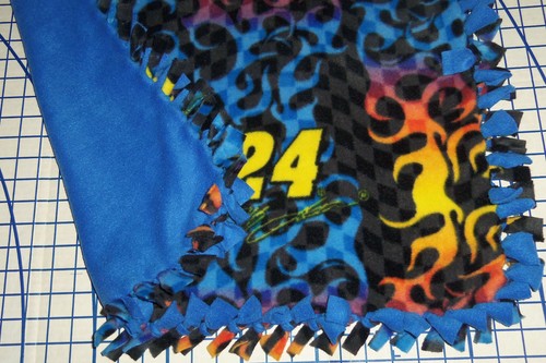 Manta polar NASCAR para regazo de bebé mascota Jeff Gordon Dale Earnhardt Jr - Imagen 7 de 7
