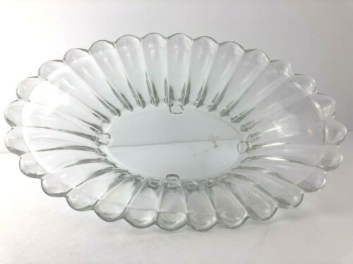 Cuenco Heisey Cryssolite Vintage con patas ovaladas - borde festoneado - Imagen 2 de 4