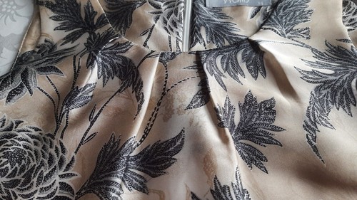 Wallis Ladies Sleeveless Lined Shift Dress UK 10 Grey Floral Multi Coloured - Picture 8 of 19