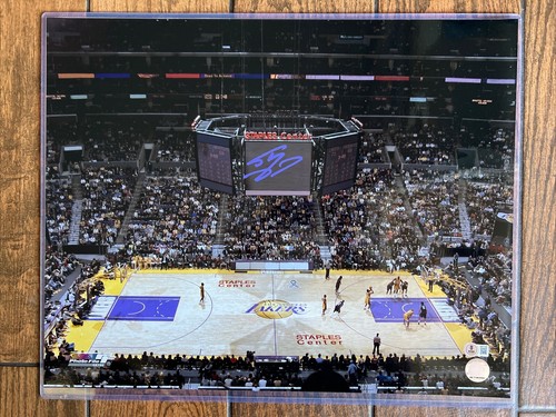 LA Lakers Shaq Signed 16x20 Photo Beckett Witnessed Purple Autograph Shaquille - Picture 2 of 5