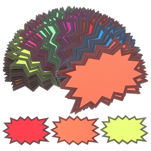 80 Pcs Explosive Sticker Price Burst Signs Garage Sale Supplies