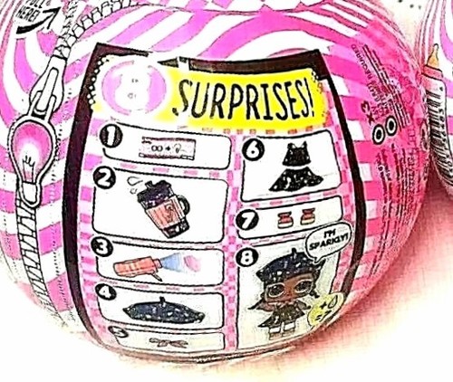 Lotto di 2 LOL Surprise Lights Glitter bambola Lets Be Friends luce nera bagliore nuova - Foto 2 di 7