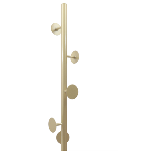 Gold Coat Rack with Shelf: Elegant and Functional Design for Organizing Coats - Picture 9 of 9