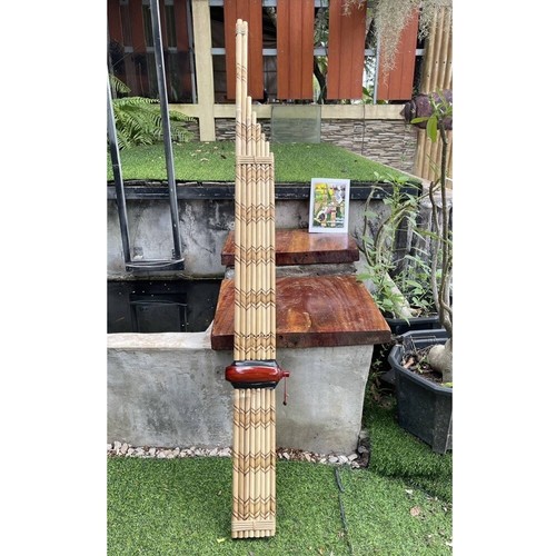 Musical Folk Khaen Bambú Artesanía Tradición Buen Sonido Profesional Kan 8 Teclas Dm - Imagen 6 de 6