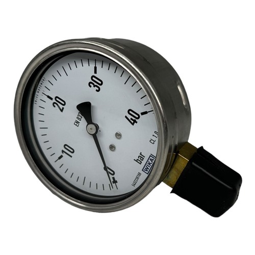 Wika EN837-1 Pressure Gauge CL. 1.0 0...40BAR Vertical External Thread 1/2" - Picture 12 of 12