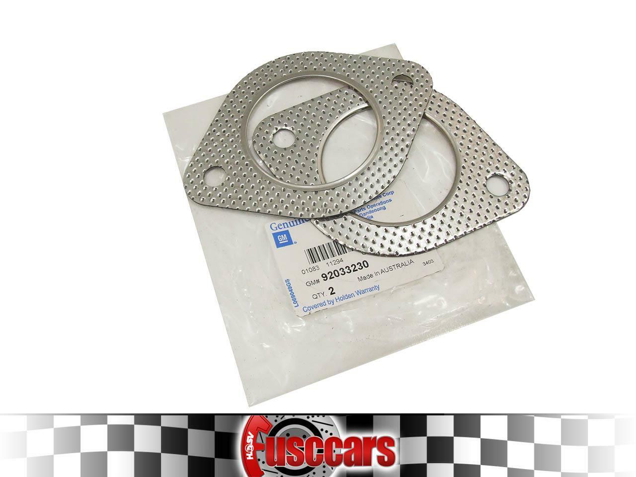 Holden VR VS VT VX VY HSV V8 Genuine Exhaust Catalytic Gaskets X2 - 92033230