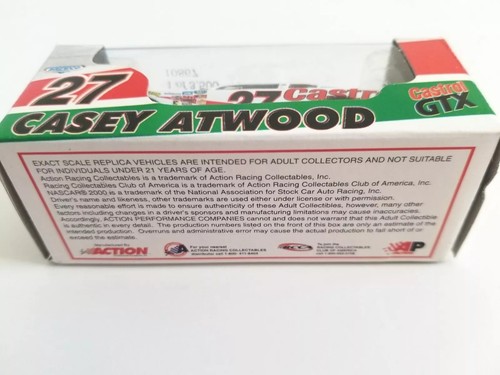 Action Casey Atwood 2000 Monte Carlo Race Car #27 Limited Add. Collectible NEW - Picture 7 of 7