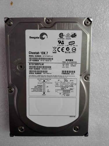 Seagate Cheetah 10k.7 73GB Internal 10000RPM (ST373207LW) SCSI 3.5 Hard Drive - Picture 1 of 2