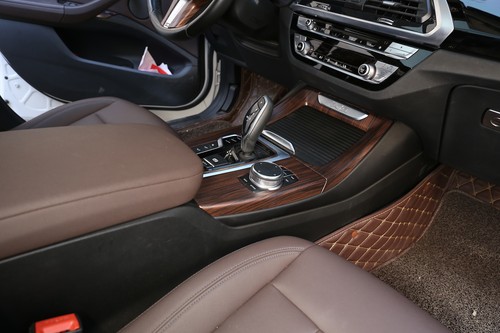 Consola central Wood Look caja de cambio de engranajes borde cubierta panel para BMW X3 X4 2018-20 - Imagen 2 de 10