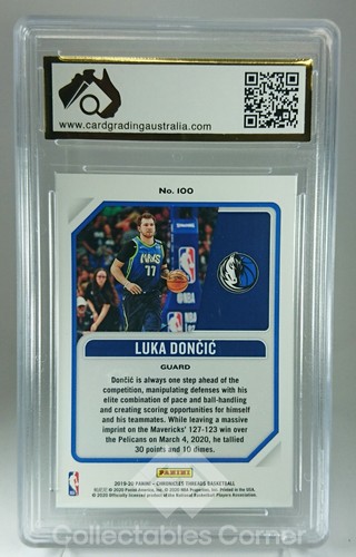 Tarjeta Panini Chronicles Threads Luka Doncic 2020 clasificación 9 - Imagen 2 de 2