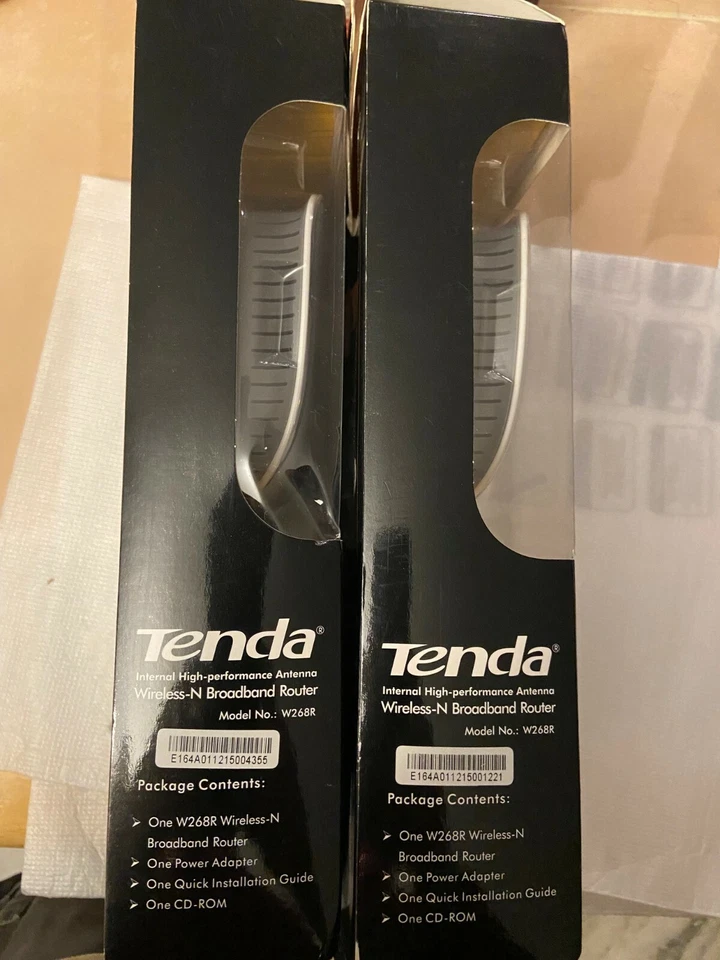 Tenda W268R 150 Mbps 4-Port 10/100 Wireless N Router NEW 2 RETAIL PACKS - Image 3 of 4