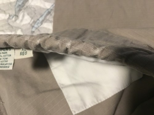 Pantalone LL Bean Ripstop donna XL beige cargo pull on elasticizzato coulisse tasche - Foto 5 di 8