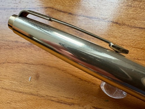 Parker 45 Prototyp poliert vergoldet GT Füllfederhalter 14K Neu im Karton - Bild 6 von 15