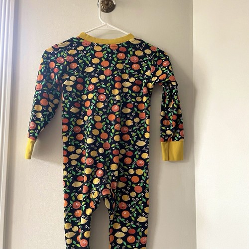 DUNS Sweden Organic Citrus Fruit Zip Footless Sleeper | 6/7 - Picture 4 of 6