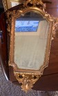 19th Century Italian Baroque Style Gold Carved Giltwood Mirror 32” — photo 2