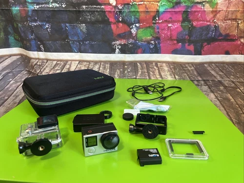 GoPro Hero 4 Silver With Case Of Accessories/Attachments
