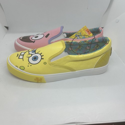 Nickelodeon SpongeBob Women’s Slip-on Sneakers Ground Up Patrick Size 7 - Picture 2 of 5