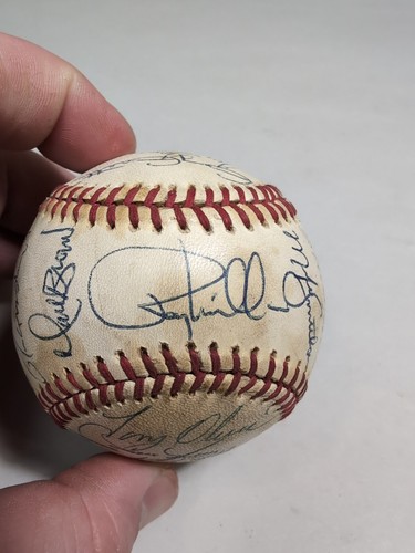 1986 Minnesota Twins Team Signed Baseball 28 Autographs - Picture 6 of 6