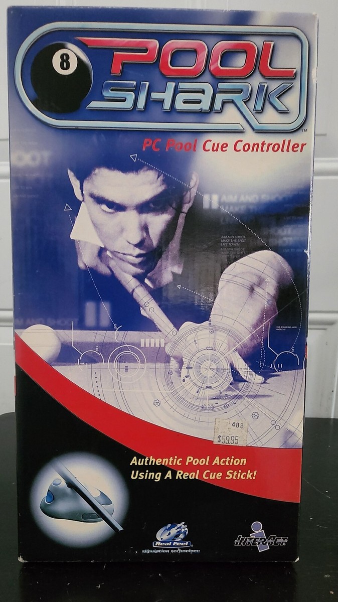 Vintage NOS 1999 Pool Shark Pool Cue USB Computer Mouse PC