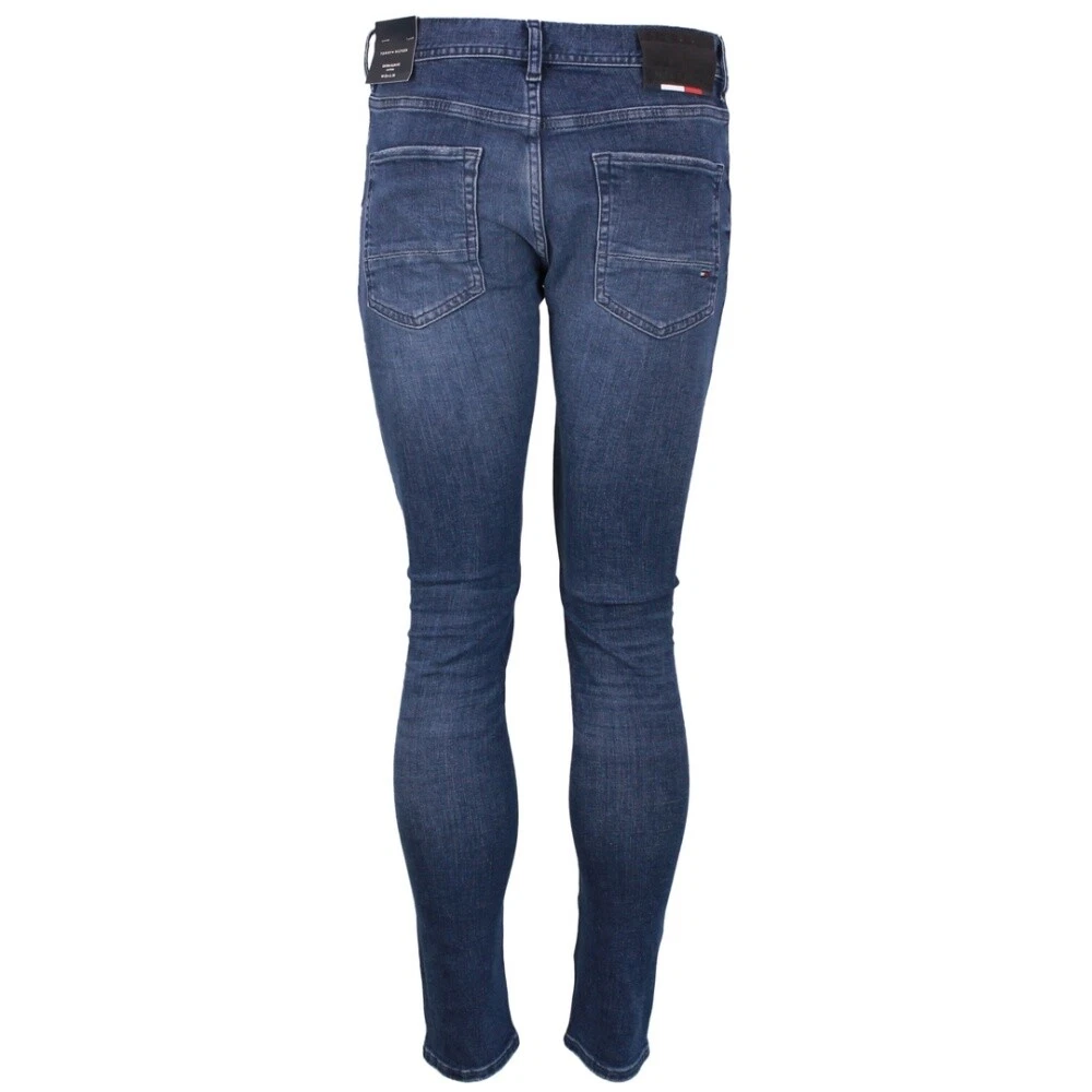 Hilfiger Men&#039;s Jeans Pants Slim Layton Blue MW0MW28623 1A8 Denim | eBay