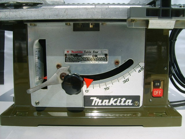 Makita Model 2708 Benchtop Portable Table Saw With Fence Miter Gauge For Makita Model 2708 Benchtop Portable, Makita Table Saw 2708 Used