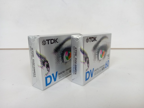 TDK DV Digital Standard 60 Tapes x2 Sealed New - Picture 2 of 6