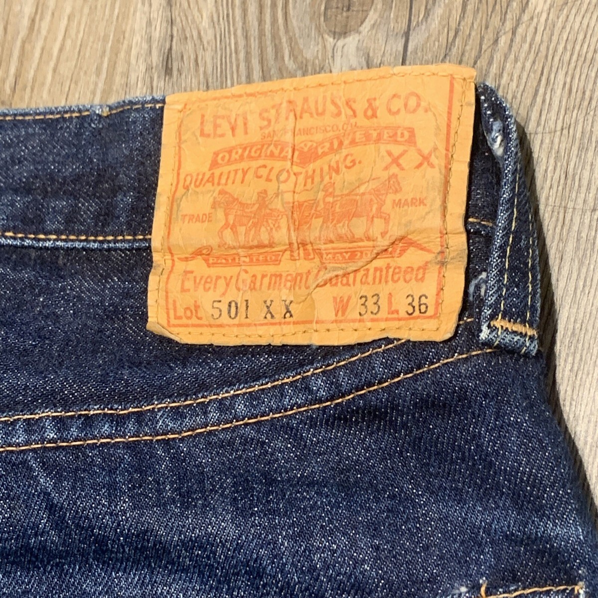 Vintage Levi's 501XX 501 55501-0017 Japan Dark Wash Big E Vintage Levi's 501XX 501 55501-0017 Japan Dark Wash Big E