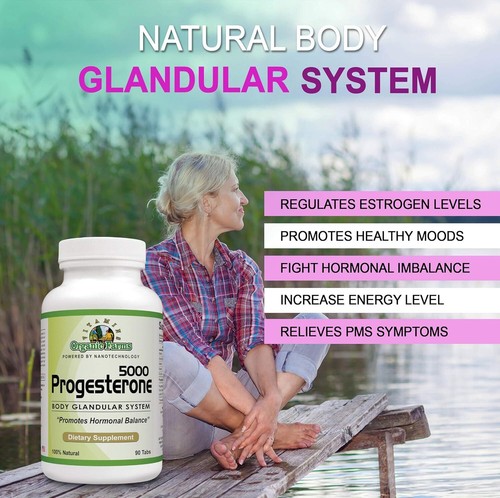 Progesterone 5000 - Body Glandular System - 90 Tabs - Dietary Supplement - Picture 5 of 5