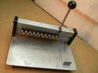 Vintage Punch card puncher, retro office equipment