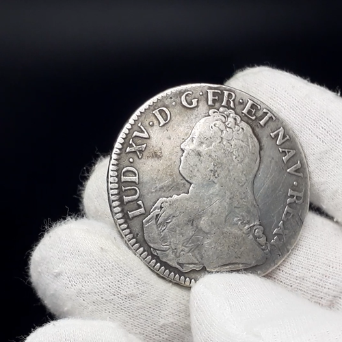 Moneda de plata 1727 M Ecu Francia Luis XV Toulouse Mint (MO3704-) - Vídeo 1 de 1