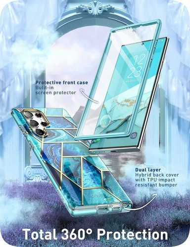 Funda de cuerpo completo i-Blason Cosmo con cubierta de pantalla para Samsung Galaxy S22 Ultra 5G, i-Blason Cosmo - Imagen 20 de 43