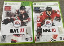 Lot Of 2 NHL 10 & 11 - Xbox 360 - w/Instructions - Free Shipping