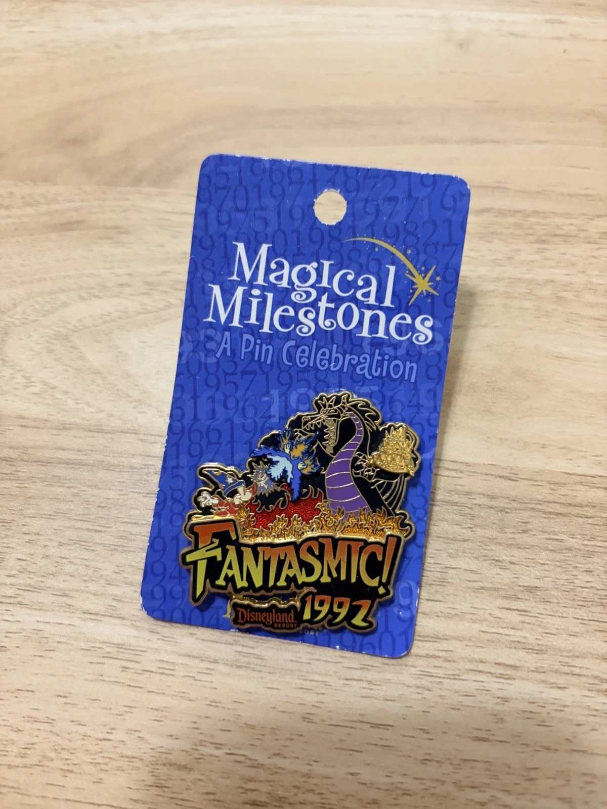Disney 2005 Fantasmic 1992 Magical Milestones Sorcerer Mickey Maleficent Pin